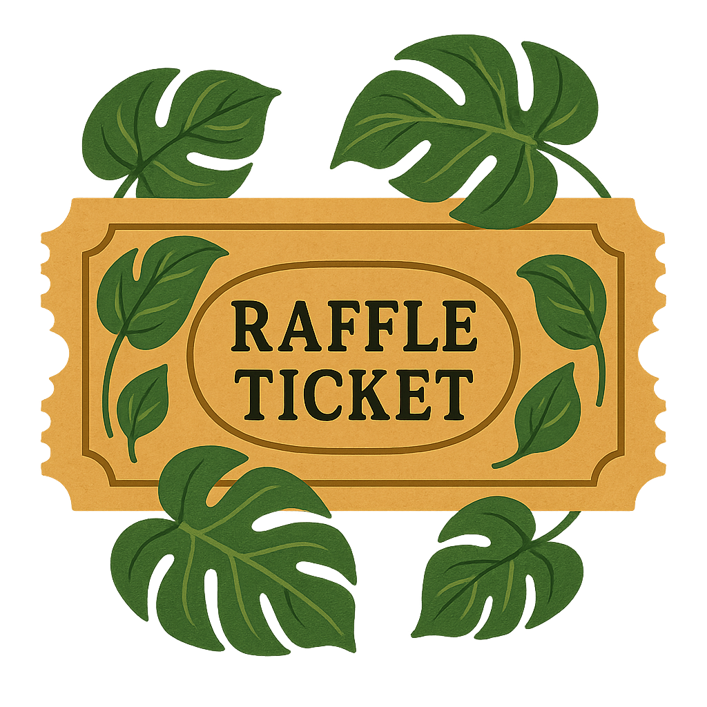 Raffle Ticket (Philodendron Caramel Marble)