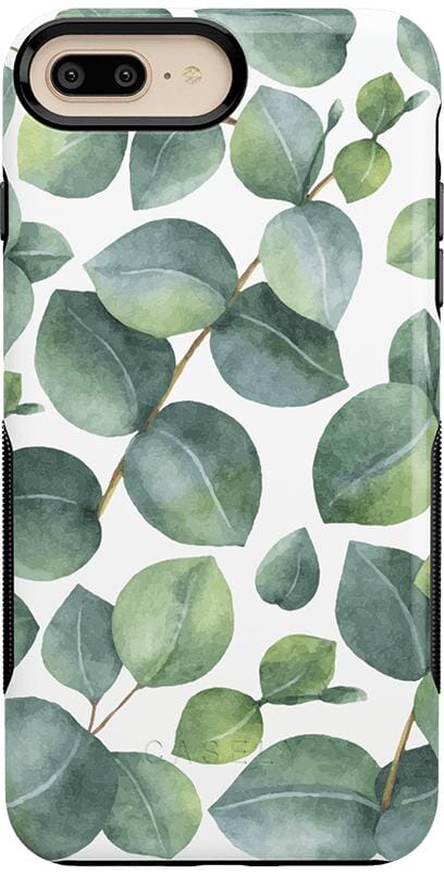 Leaf Me Alone | Green Floral Print Case