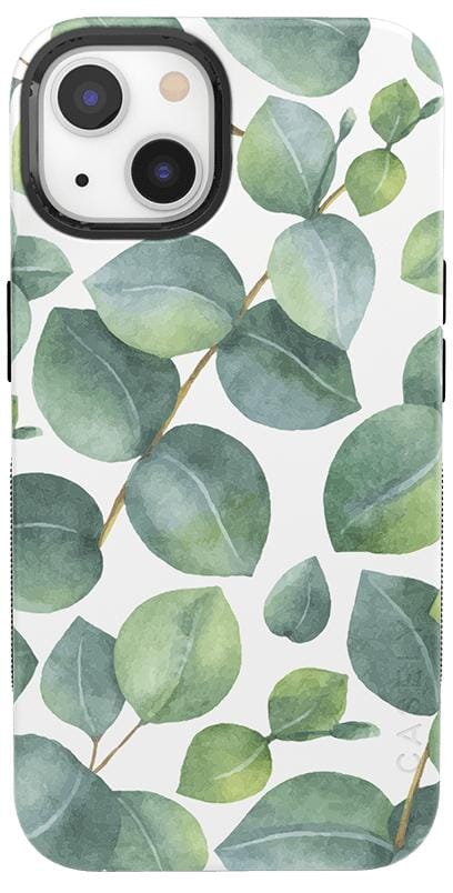 Leaf Me Alone | Green Floral Print Case