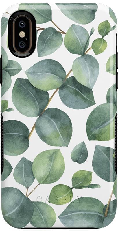 Leaf Me Alone | Green Floral Print Case