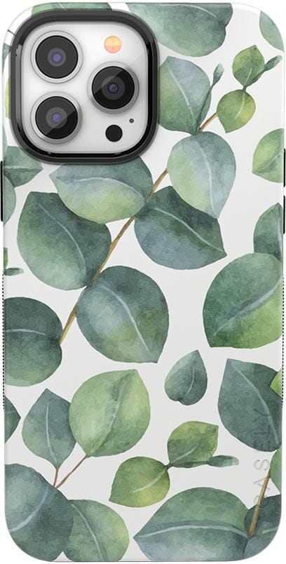 Leaf Me Alone | Green Floral Print Case