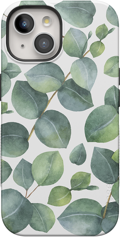 Leaf Me Alone | Green Floral Print Case