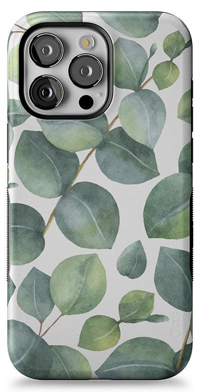 Leaf Me Alone | Green Floral Print Case