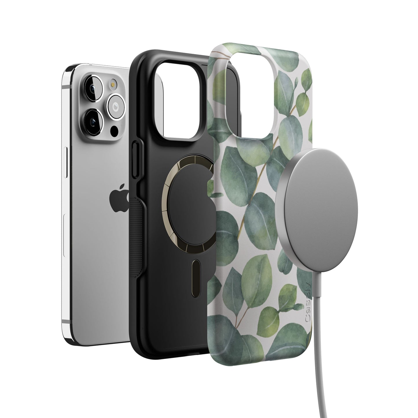 Leaf Me Alone | Green Floral Print Case