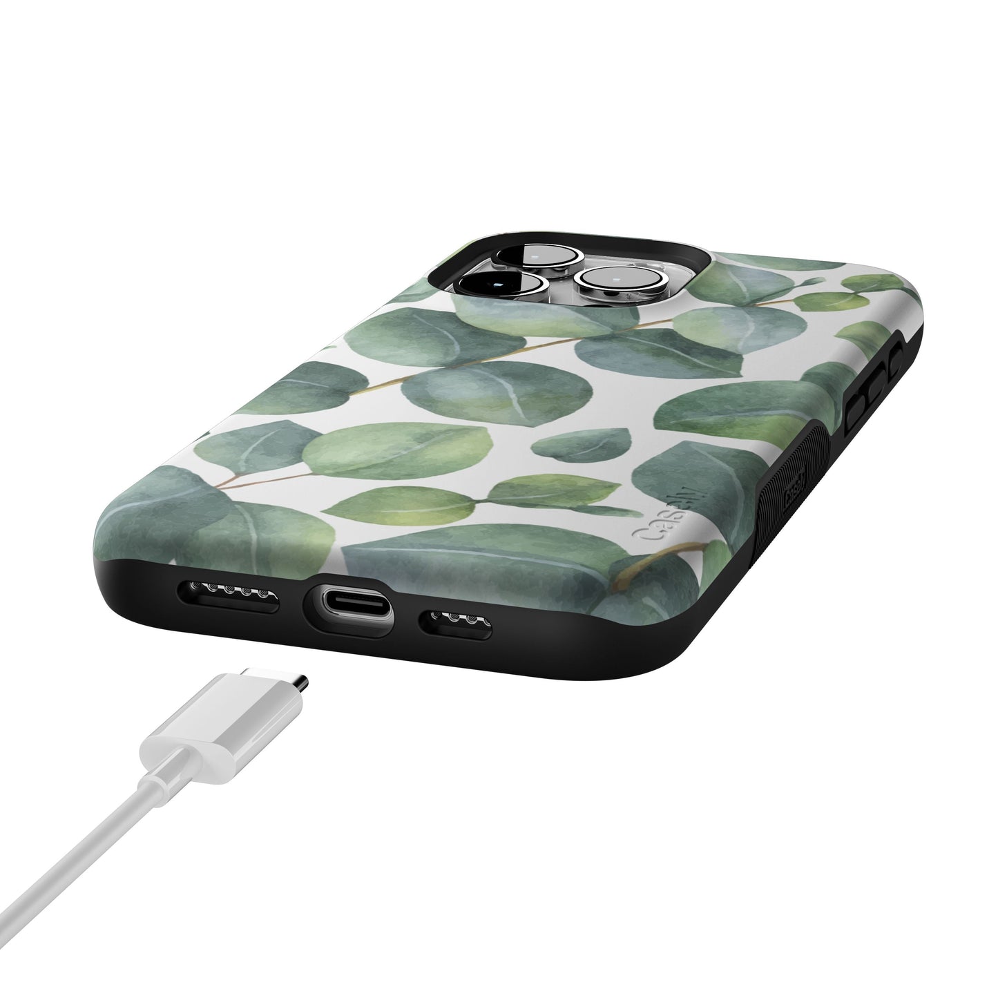 Leaf Me Alone | Green Floral Print Case