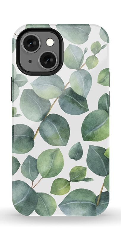 Leaf Me Alone | Green Floral Print Case