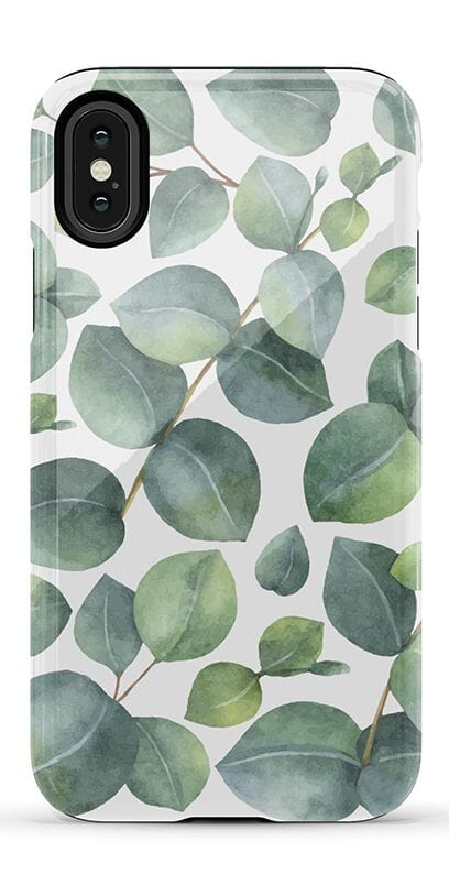 Leaf Me Alone | Green Floral Print Case