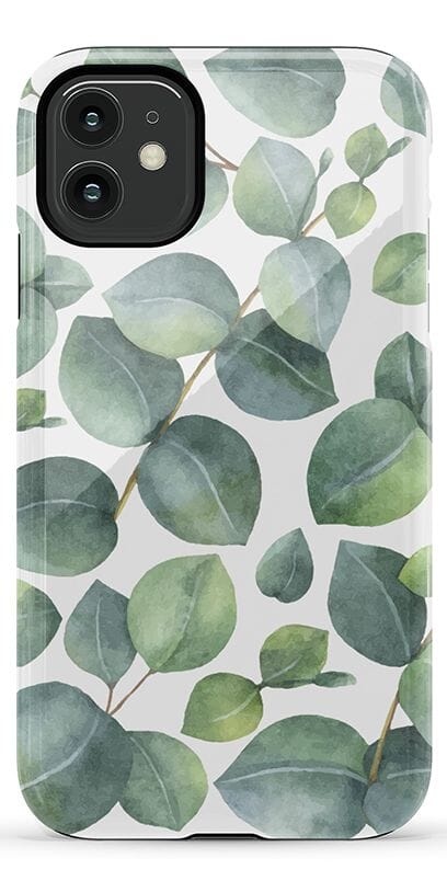 Leaf Me Alone | Green Floral Print Case