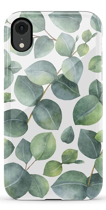 Leaf Me Alone | Green Floral Print Case