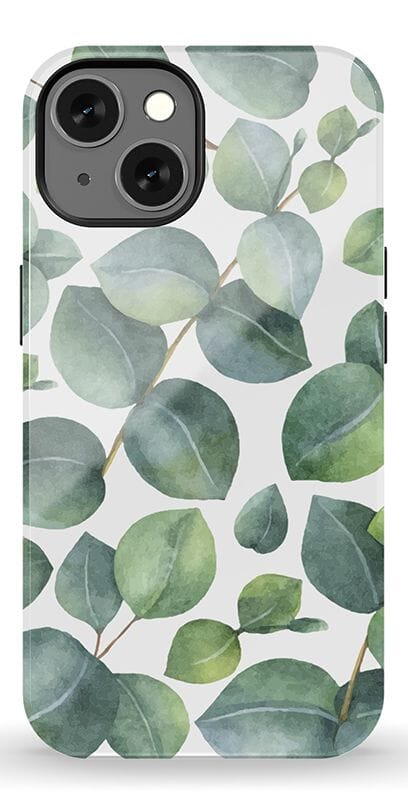 Leaf Me Alone | Green Floral Print Case