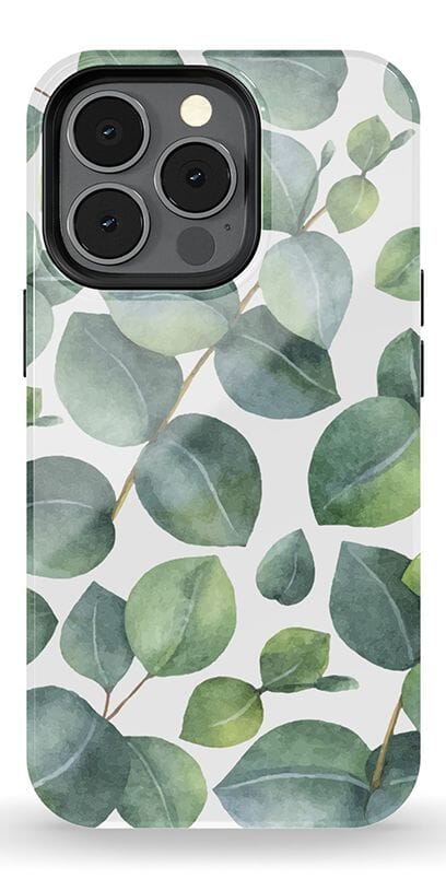 Leaf Me Alone | Green Floral Print Case