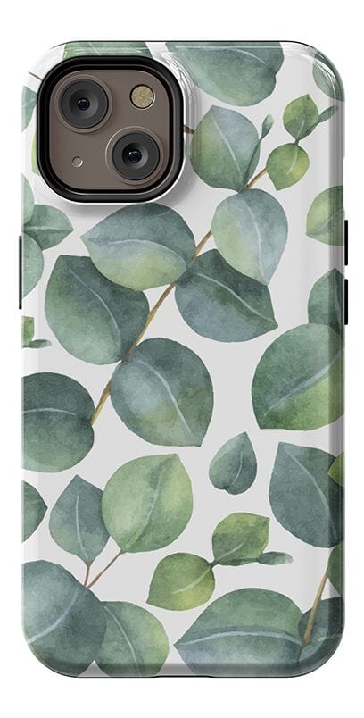 Leaf Me Alone | Green Floral Print Case