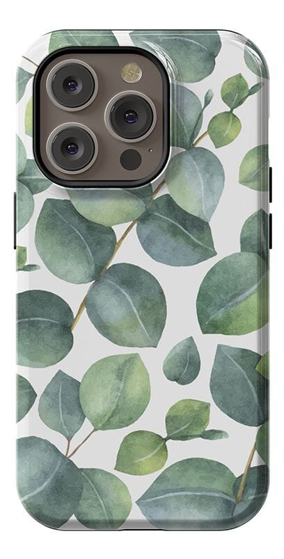 Leaf Me Alone | Green Floral Print Case