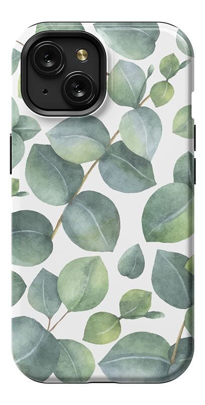 Leaf Me Alone | Green Floral Print Case