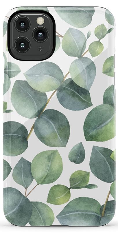 Leaf Me Alone | Green Floral Print Case