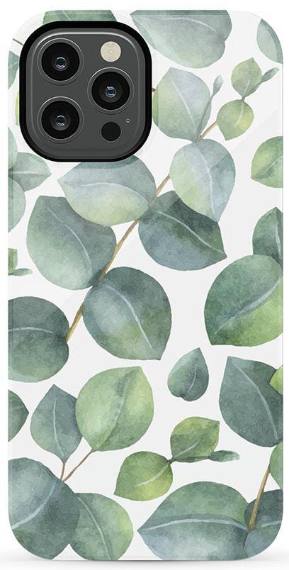 Leaf Me Alone | Green Floral Print Case