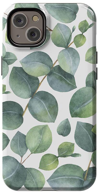 Leaf Me Alone | Green Floral Print Case