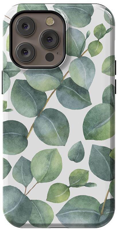 Leaf Me Alone | Green Floral Print Case