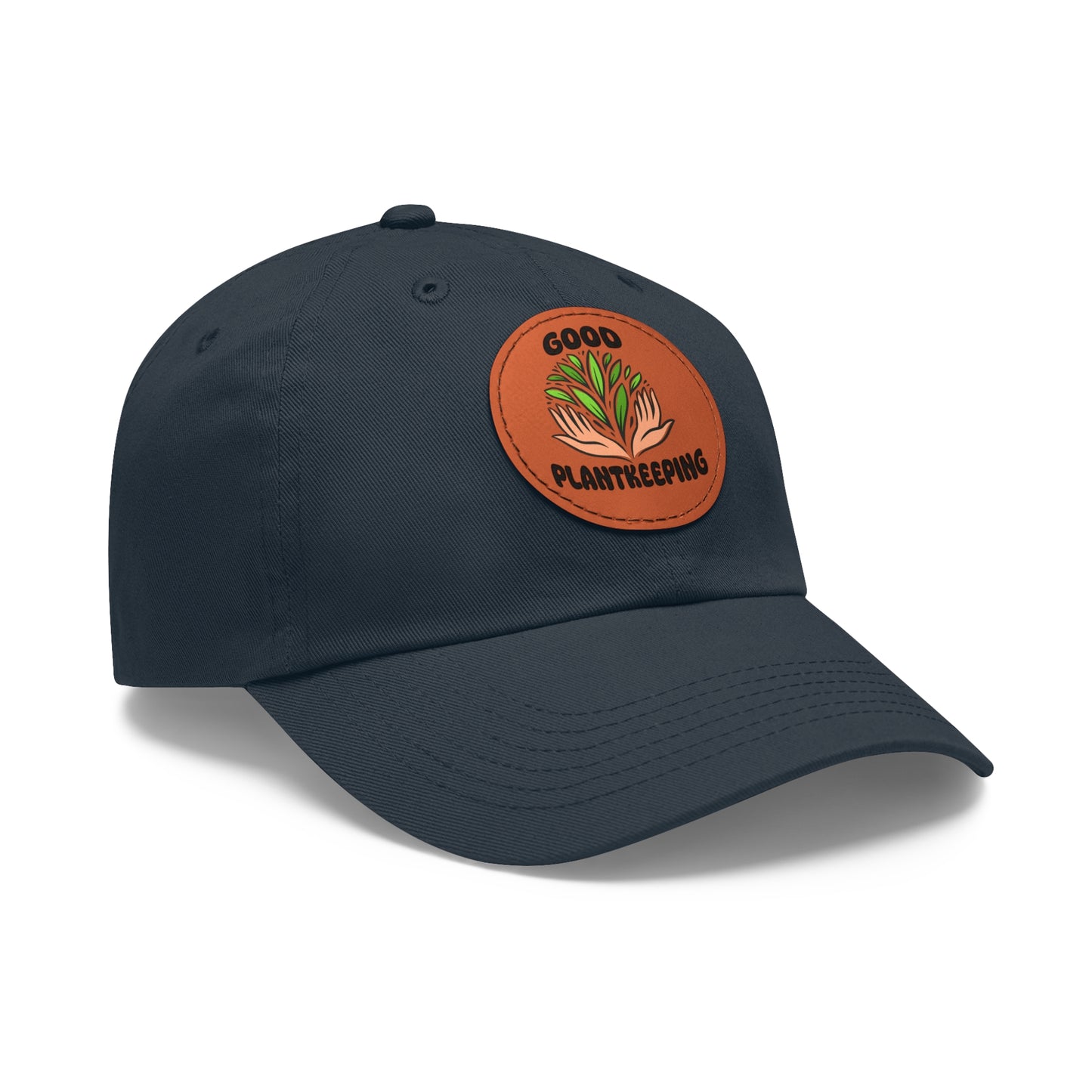 Good Plantkeeping Hat with Leather Patch (Round)