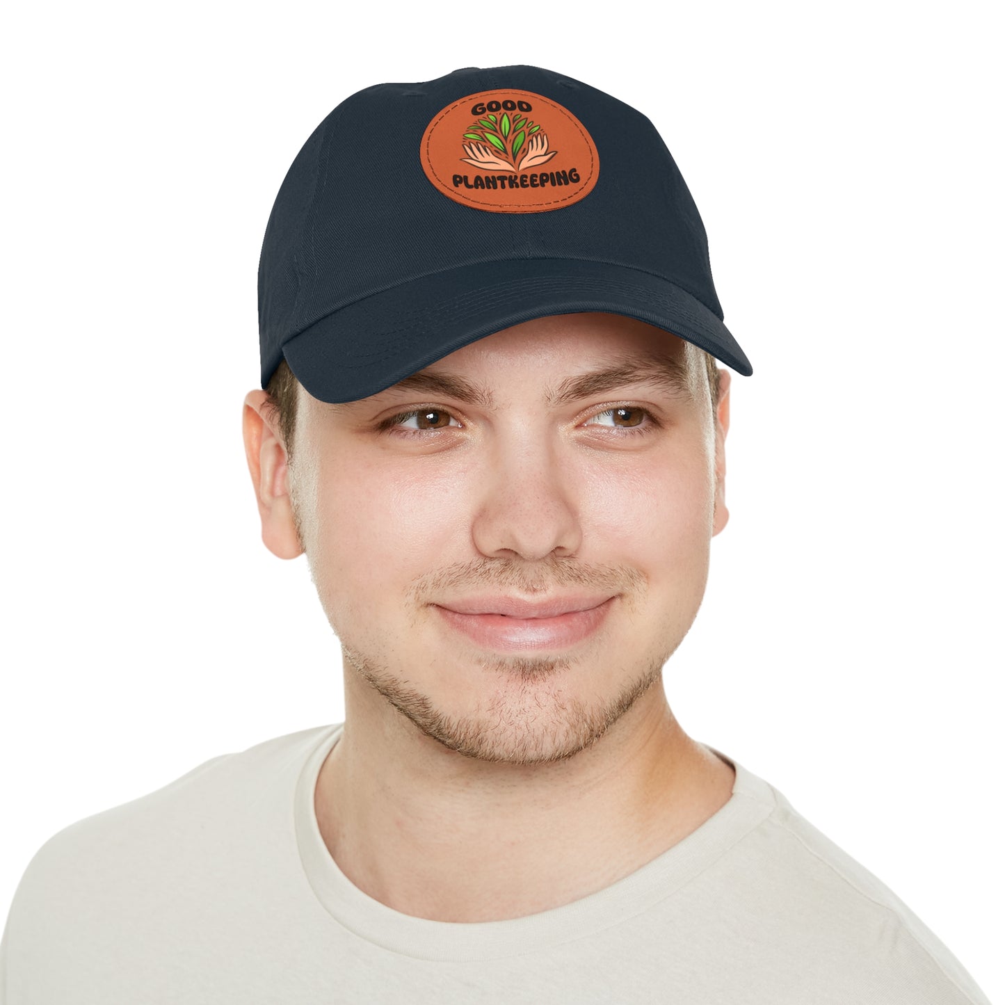 Good Plantkeeping Hat with Leather Patch (Round)