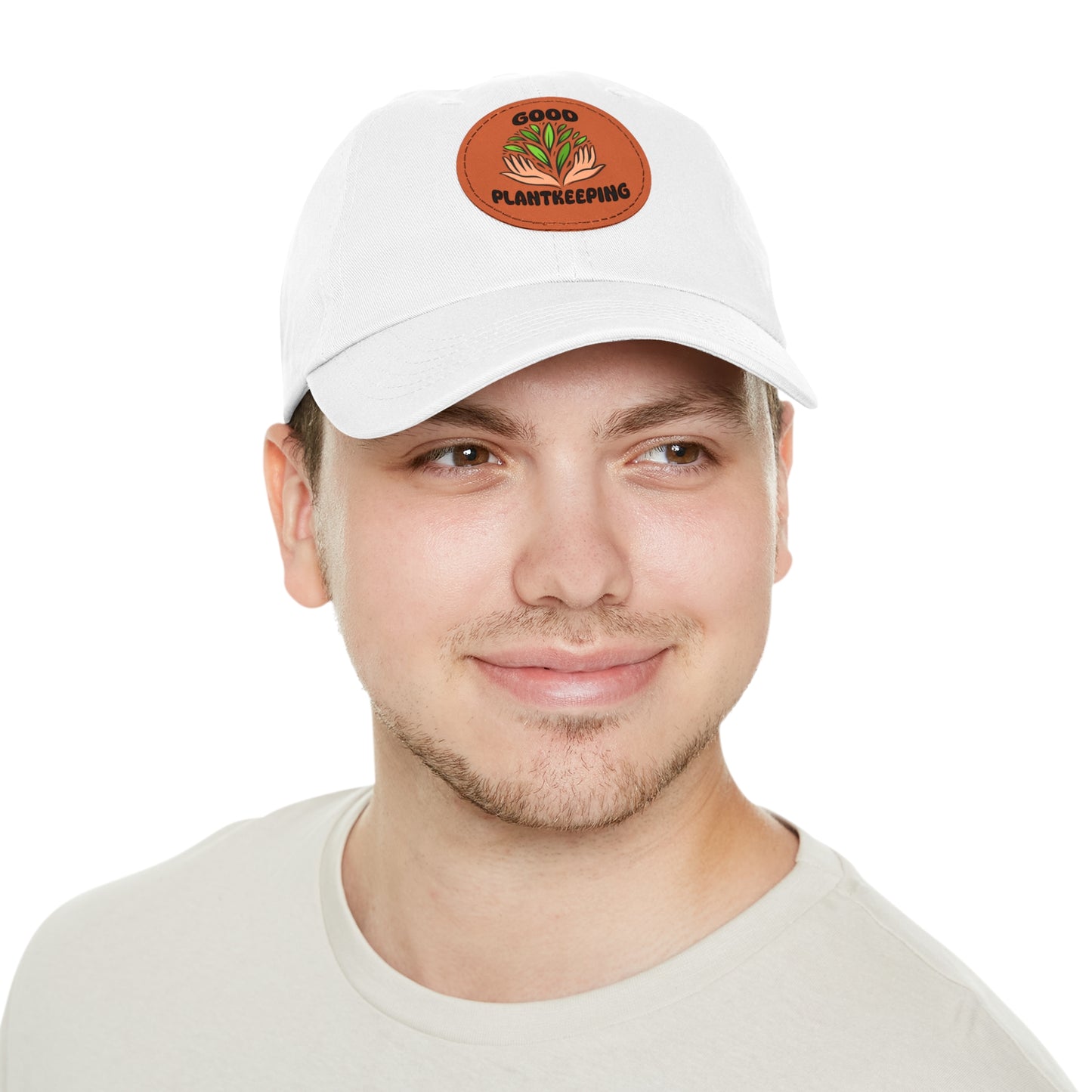 Good Plantkeeping Hat with Leather Patch (Round)