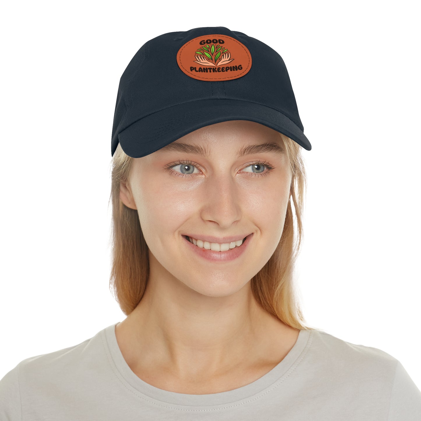 Good Plantkeeping Hat with Leather Patch (Round)