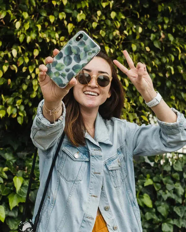 Leaf Me Alone | Green Floral Print Case