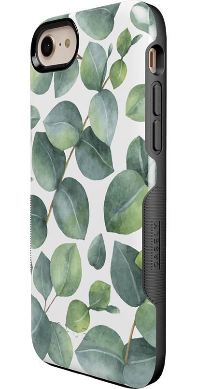 Leaf Me Alone | Green Floral Print Case