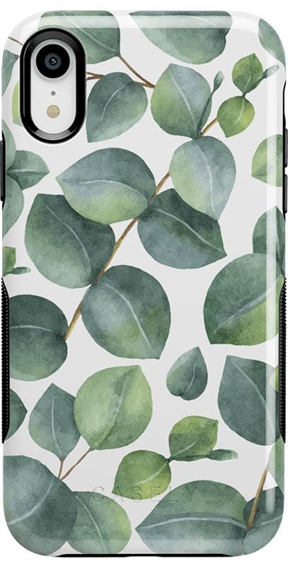 Leaf Me Alone | Green Floral Print Case