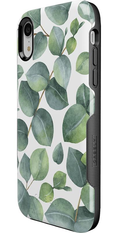 Leaf Me Alone | Green Floral Print Case