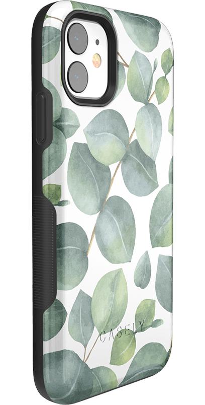 Leaf Me Alone | Green Floral Print Case