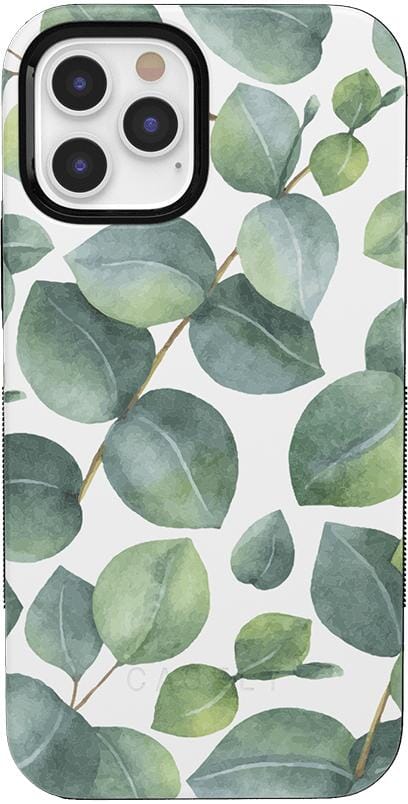 Leaf Me Alone | Green Floral Print Case