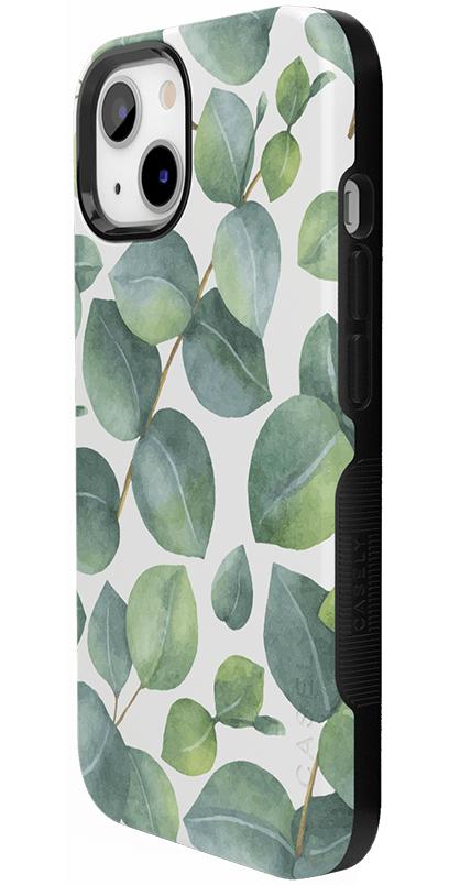 Leaf Me Alone | Green Floral Print Case
