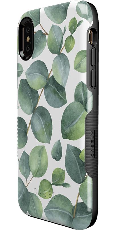 Leaf Me Alone | Green Floral Print Case